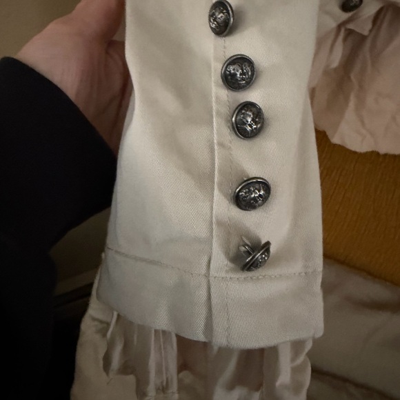 Free People Ivory Blazer with Button Detail - Picture 3 of 3